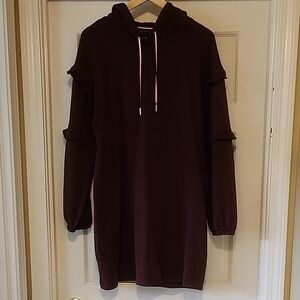 Tommy Hilfiger Dark Burgundy Cowl Neck Sweater